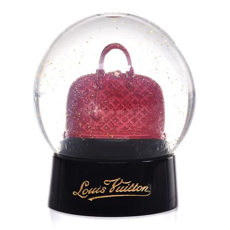 Louis Vuitton Alma Snow Globe Boule A Neige Rouge.